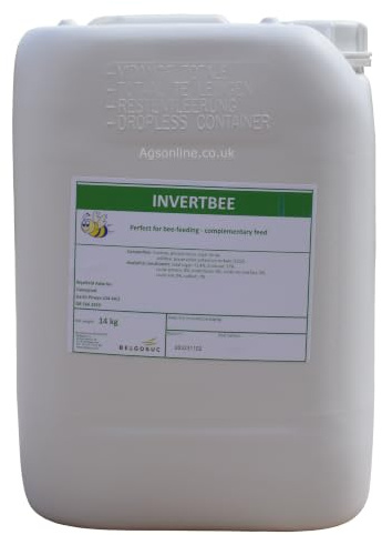 Liquid Bee Feed – Ready to Use Invert Sugar Syrup 14kg Jerry Can – High Fructose Bee Food for Winter & Brood Feeding