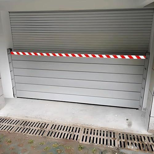 Puerta Garaje Barrera Anti Inundaciones Reutilizable 230/240/250/260/270/280cm Deflector De Barrera Contra Inundaciones Para Hogar Garaje Puertas(H 120,L 240cm)