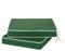 Alfresia Luxury Outdoor Dining Seat Pads - Large Patio Dining Chair Cushion, 100% Polyester Water Resistant, Garden Furniture Cushions, 2 Pack (Green)