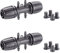 Claber - Claber 91027 Raccord A T 1/2 4 Vie Da 1/4 Block-System Tubo Collettore 16Mm 1/2