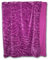 Mesana F-10071/111 Flausch Wende-Wohndecke Fellimitat, ca. 150x200 cm, Beere
