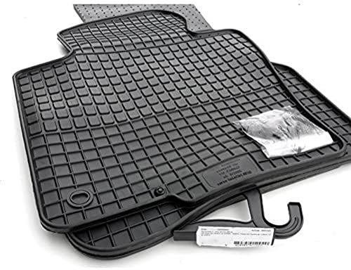 Gummimatten passend für VW Passat B6 B7 und CC 2005-2014 Gummi Matten (Geruchsneutral) Fußmatten 4-teilig Schwarz