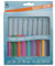 Pony Easy Grip Häkelnadel Set, Kunststoff, Mehrfarbig, 8 x 6 x 21.3 cm