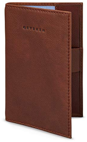 Gryphen Hoxton Leather Golf Scorecard Holder with Pen Loop