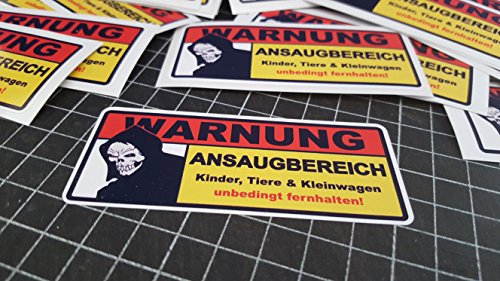 Warnung Ansaugbereich Shocker Hand Auto Aufkleber JDM Tuning OEM DUB Decal Stickerbomb Bombing