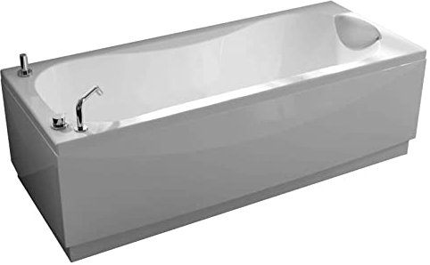 Novoalugas Calypso - Vasca da bagno 170x80 scarico +rubinetto bianco 2 pannello