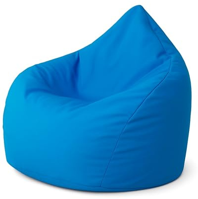 PATCH HOME Sitzsack Tropfenform - Königsblau für In & Outdoor XXXL 480 Liter - mit Styropor Füllung in 25 versch. Farben und 3 Größen