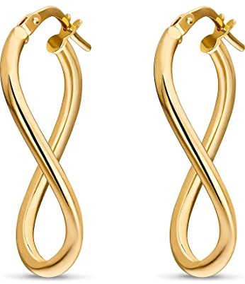 CHRIST Damen-Creolen 375er Gelbgold One Size 87489035