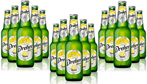 Birra Dreher Radler al Limone - Buonissima Birra Rinfrescante al Limone a Bassa gradazione alcolica - 24 Bottiglie da 330 Ml