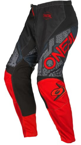 O'NEAL | Motocross-Hose | Kinder | MX Mountainbike | Passform für Maximale Bewegungsfreiheit, Leichtes, Atmungsaktives & langlebiges Design | Element Youth Pants Camo V.22 | Schwarz Rot | Größe 18