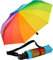 iX-brella XXL Taschenschirm mit Auf-Zu-Automatik - full class - 125 cm großes Dach - Regenbogen 16 Farben