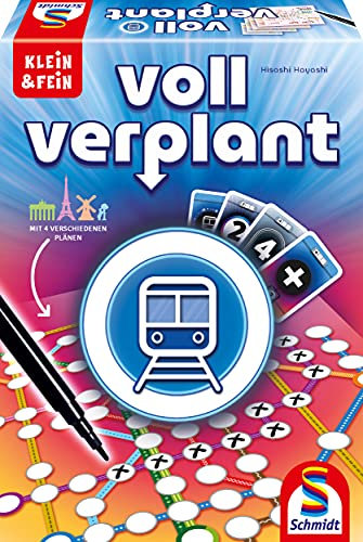 Schmidt Spiele 49399 Voll verplant, Klein & Fein Serie, Würfelspiel