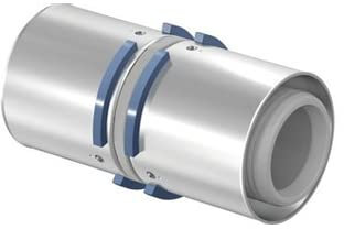 Uponor S-Press Plus PPSU Pressekompositkupplung 75x75mm