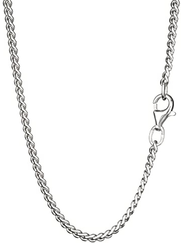 NKlaus 70cm Panzerkette 925 Silber elegante Halskette Breite: 2,8mm Collier 14,66g schwer 4203