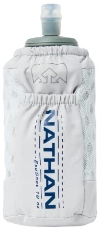 Nathan ExoDraw & ExoShot 2.0 Flask, Handheld Water Bottle for Marathons, Hiking, Ultra Running & Outdoor Activity