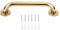 Ejoyous Edelstahl Haltegriff, Gold Badezimmer Sicherheitsgriff Anti-Rutsch Handlauf rutschfest Sicherheitsstütze Handtuchhalter für Badewanne Toilette 30 cm