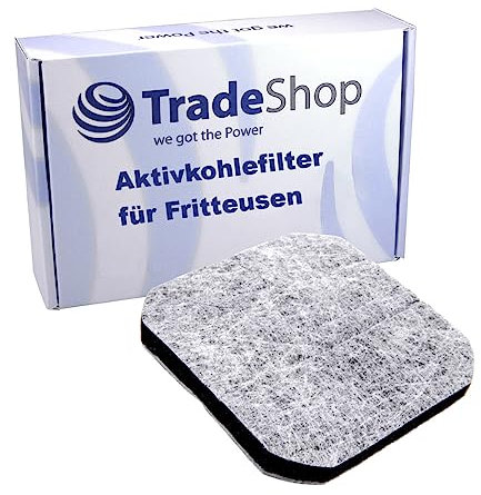 Trade-Shop Fritteusen-Filter Aktivkohlefilter kompatibel mit Moulinex Classic 1000, Classic&Super1000, Quadra 700, Universalis 1000, Universalis 800