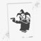 LaserCad Schablonen BANKSY Streetart (B112, Clown, DIN A7) Stencil für Graffiti, Airbrush, Kunst, Deko, zum Malen
