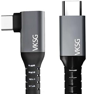 VKSG Very Long VR Link Cable with Center Cable Plate. USB 3.0 to USB C Hi-Speed PC Data Transfer Cable for VR Headsets and Gaming PCs (23feet)
