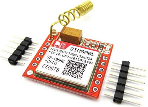 TECNOULAB 1 Stück SIM800L GPRS GSM-Modul Antenne PCB Quad-Band SIM-Karte