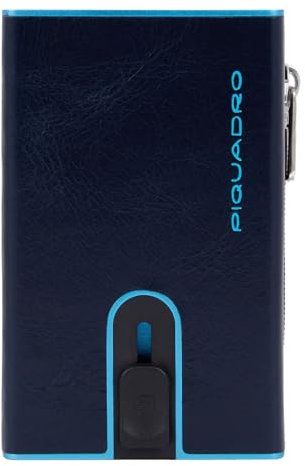 PIQUADRO PORTA CARTE DI CREDITO,PORTAFOGLIO, METALLO_PELLE