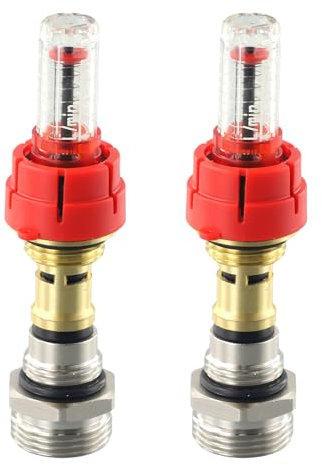 Durchflussmesser für Fußbodenheizung,Regler,Verteiler,Durchflussmesser DN25,Durchflussmengen von 0–5 l/min,2 Stück