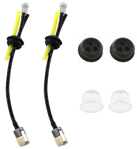 Filtro Gasolina Desbrozadora,Filtro de Gasolina Kit Tubo Sello,Cortacésped Combustible Tubo,Tubo Gasolina Carburador Desbrozadora Manguera Gasolina Universal con Desbrozadora Cortadoras Cortacésped