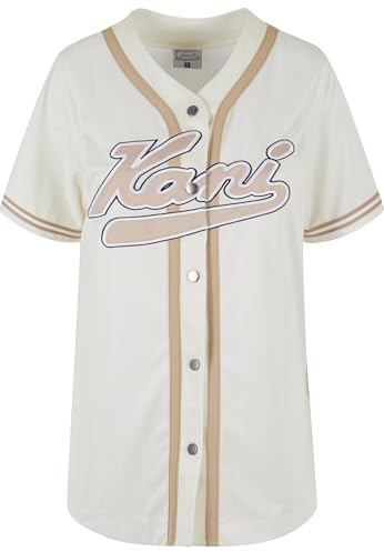 Karl Kani Damen KW241-029-2 Varsity Pinstripe Baseball Shirt
