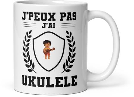 Mug je peux pas j'ai ukulele ukuléliste tasse ukulele humour