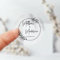 Runde transparente Aufkleber für Hochzeit, Party, Gastgeschenk, Einladungen, Dankeskarte, Umschlag, Aufkleber für Gläser, Tassen, Flaschen, personalisierte Aufkleber für Gastgeschenke, 3 cm, C, 100
