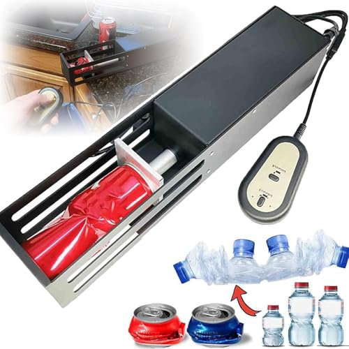 Wrobelax Can (160~500ml)/Plastic Water Bottle (250~350ml) Compressor, Electric Can Press, Environmentally Friendly Recycling Tools