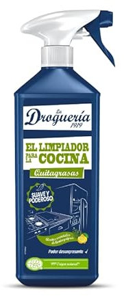 LA DROGUERIA - El Limpiador para la Cocina | Quitagrasas Natural con Aceites Esenciales | Poder Desengrasante y Fragancia Fresca