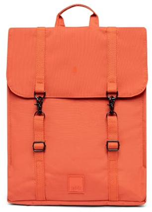 Lefrik Backpack Handy Laptop Casual and Practical Eco Friendly, Orange, Medium, Casual