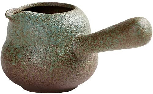 MOKLYF Grob Keramik Griff Krug Haushalt Tee Krug Antike Kung Fu Tee-Set Keramik Teekanne(