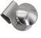 ZYWUOY Stainless Steel Glass Door Handle Clamp with No Drilling Required, Suitable for Multiple Uses (Silver)