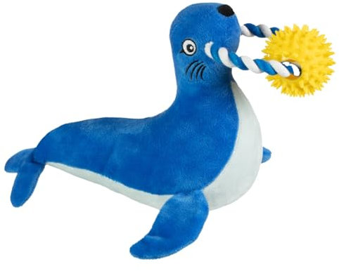 BargainsMania Rope Toy - Sea Lion - With Its Crinkle Texture And Durable Rope, This Dog Toy Will Keep Your Furry Friend Entertained For Hours On End