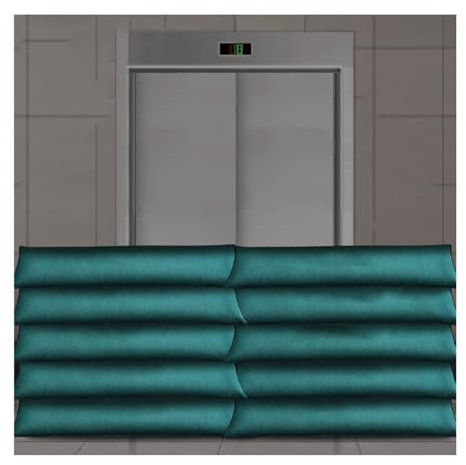Barreras Contra Inundaciones Activadas Por Agua, Resistentes Al Desgaste Bolsa De Arena Reutilizable (10 Unidades) Para Protección Contra Inundaciones En Puertas, Ventanas, Garajes Y Sótanos(25x50cm(9