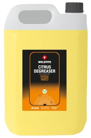 WELDTITE Citrus Degreaser Refill, Powerful Cleaning & Degreasing Formula for Bike Chains & Components, 5 Litres