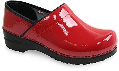 Sanita Prof. Patent Closed 457406W-4, Damen Clogs & Pantoletten, Rot (red 4), EU 39