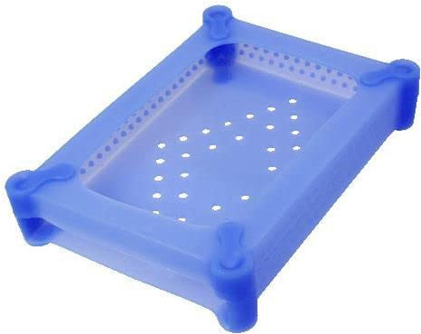 LogiLink UA0135 - Funda de Silicona para Disco Duro y SSD (HDD/SSD (Silicona, Azul)
