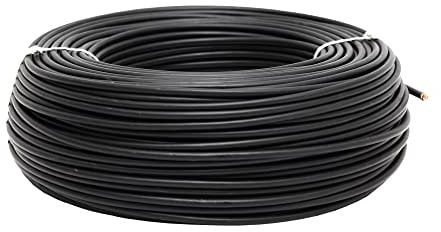 Rollo Cable Eléctrico de 100 m | H07V-K | Sección 1 x 1,5 mm2 | Color negro