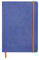 Rhodia 117458C Notizheft Rhodiarama mit weichem Umschlag, dot grid, 80 Blatt, 90 g elfenbeinfarbenes Papier, A5 148 x 210 mm, Lesezeichen, Innentasche,1 Stück,saphirblau
