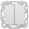 Siemens – Interruptor basculante doble (blanco Siemens Delta Viva