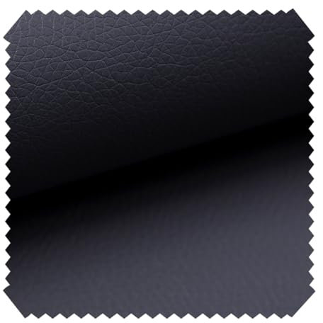 novely® Soltau | weiches Kunstleder PU Premium Qualität Polsterstoff mehr als 100.000 Touren Echtleder-Optik Möbelstoff | Meteware | 1lfm (20 Graphit)