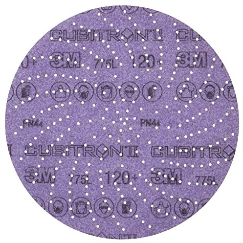 3M Xtract Cubitron II Film Disc 775L, 127 mm, 180+, Clean Sand, 50 Discs per Pack