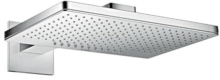 Hansgrohe Kopfbrause 460 2jet Axor chrom mit Brausearm eckig, 35280000