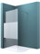 Mai & Mai Duschwand für Dusche Duschabtrennung 150x200cm Walk-In Dusche ESG-Sicherheitsglas 8mm NANO Glas BRAM1 Bremen1MS
