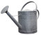 Antikas - Arrosoir en zinc, XL, gris argenté, carafe décorative, parterre de fleurs.