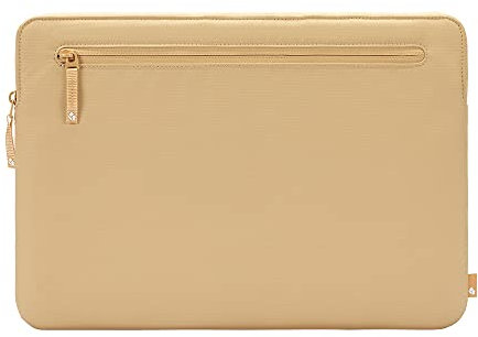 Incase Compact Bionic Sleeve Schutzhülle aus wiedergewonnenem Ozean-Plastik für Apple MacBook Pro 15 / Pro 16 (2016-2019) - Sand beige [Zubehörtasche I Langlebiges Material], INMB100673-SND