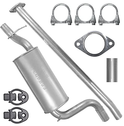 Adamot Mitteltopf Auspuff Mittelschalldämpfer für Ford Focus II 2 MK2, Focus C-Max I 1 MK1, Mazda 3 1 I BK Fließheck